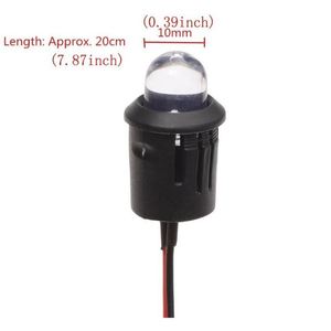 12V 10mm <b>Orange</b> LED Indicator <b>Light</b> Pack Of 10 - Product Image 2