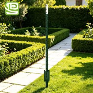 Poteau en U à clous, peint en vert, 1,33 lb, 6, 7, 8, 10 pieds, pour clôture de <span class=keywords><strong>ferme</strong></span> - Product Image 1