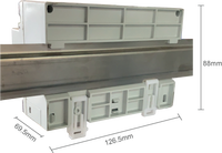 Medidor de Energía Trifásico Acrel ADL3000 para Riel DIN, Monitoreo de Exportación Cero, Clase 0.5s, Bidireccional para Inversor Solar