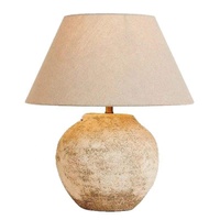 Lampe de table en céramique moderne style Wabi-Sabi, ornement japonais simple, pour chambre à coucher, salon, maison d'hôtes, hôtel, lampe sur pied en forme de pot
