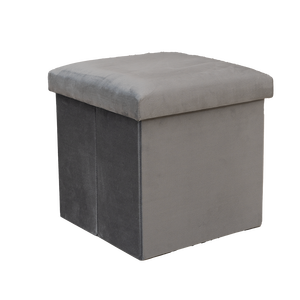 Hua Cheng <b>Storage</b> Ottoman Fabric Wood Foldable Modern Living Room Home Furniture Footrest Extra <b>Seat</b> <b>Storage</b> Box - Product Image 2