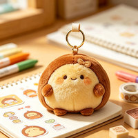 Porte-clés en peluche doux et compact personnalisé, breloque décorative pour sac à main, pour les revendeurs en gros de boutiques