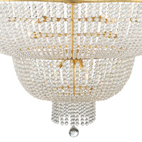 Luminaires suspendus de luxe français pour chambre à coucher, restaurant, salon, hall d'hôtel, éclairage romantique, lustre en cristal en forme de boule