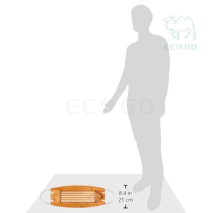 Bandeja <span class=keywords><strong>de</strong></span> <span class=keywords><strong>ducha</strong></span> <span class=keywords><strong>de</strong></span> lujo organizador <span class=keywords><strong>de</strong></span> baño hecho a mano bambú bañera Mesa bañera Caddy bandeja - Product Image 5
