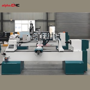 Torno CNC de 4 Ejes <span class=keywords><strong>Alpha</strong></span>, Gran Venta, para Fresado y Torneado de Madera, Torno CNC Rotatorio Único para Trabajar la Madera - Product Image 4