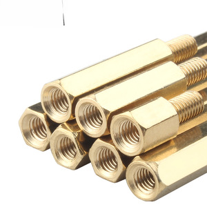 <span class=keywords><strong>M1</strong></span> M2 M3 PCB 5mm Latón Aluminio Macho Hembra Separador Redondo Separador Sujetadores Hexagonales - Product Image 4