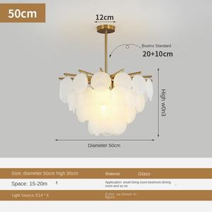 <span class=keywords><strong>Suspension</strong></span> Moderne Givrée <span class=keywords><strong>Bulles</strong></span> Lustre En <span class=keywords><strong>Verre</strong></span> <span class=keywords><strong>Suspension</strong></span> <span class=keywords><strong>Suspension</strong></span> Salon Décoration Éclairage Intérieur, pour La Maison Salle À Manger Chambre - Product Image 6