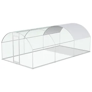 Più economico tetto a cupola pollaio 19.7 'L x 9.8 'w x 6.6' h pollaio industriale