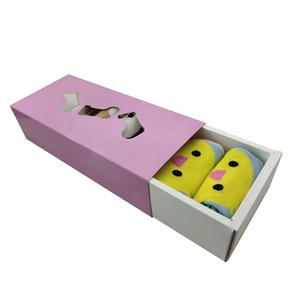 New Design Eco friendly High quality luxury Socks drawer sliding packaging box custom Christmas Socks Gifts Box sock packaging