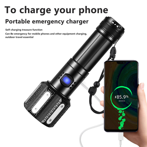 <span class=keywords><strong>10W</strong></span> <span class=keywords><strong>800</strong></span> lumens <span class=keywords><strong>Torch</strong></span> <span class=keywords><strong>Led</strong></span> đèn pin ngọn đuốc có thể sạc lại không thấm nước chiến thuật đèn pin - Product Image 2