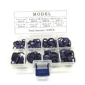 good price O-ring box FKM epdm ptfe silicon rubber o ring o-ring set kit box repair box