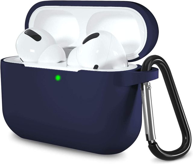 Good Touch Feeling Soft Silicone Skin Full Protective Cover Cases with Aluminum Karabiner for Apple Airpod 4 2024 Gen Case