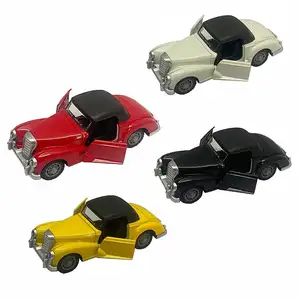 Modellino Auto <span class=keywords><strong>d</strong></span>'<span class=keywords><strong>Epoca</strong></span> in Metallo Scala 1:32 con Retrocarica, Veicolo Vintage <span class=keywords><strong>da</strong></span> <span class=keywords><strong>Collezione</strong></span>, Giocattolo Die-cast, Regalo - Product Image 1