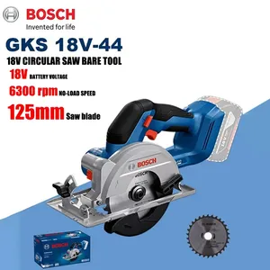 <span class=keywords><strong>Scie</strong></span> <span class=keywords><strong>circulaire</strong></span> sans balais <span class=keywords><strong>Bosch</strong></span> GKS18V-44 18V, 125mm, 6300 tr/min, <span class=keywords><strong>scie</strong></span> électrique à découpe multi-angle, outil électrique pour le travail du bois - Product Image 1