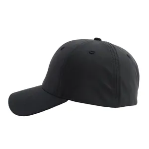 BSCI, fábrica, venta al por mayor, sombreros de Golf flexibles de 6 paneles personalizados, gorra de béisbol con ajuste de secado, gorra de béisbol, logotipo de parche personalizado, sombreros impermeables