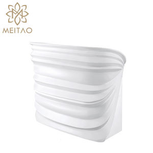 Mueble de salón de peluquería, mostrador de recepción barato con taquillas de capas para barbería - Product Image 1