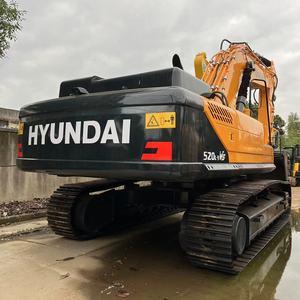 Excavatrice sur chenilles d'occasion Hyundai 520L-9VS de 52 tonnes avec moteur et boîte de vitesses, peinture d'origine, importée, godet de 0,8 m³ pour travaux de terrassement et miniers - Product Image 3
