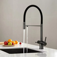 Robinet de cuisine 3-en-1 pour la purification de l'eau, chaud et froid, rotatif, en silicone, pour usage domestique - Fournisseur en gros