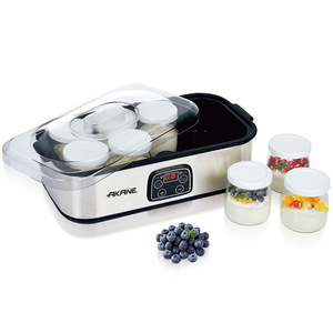 <span class=keywords><strong>Yaourtière</strong></span> AKANE standard européenne, 8 tasses, fermentateur automatique domestique pour yaourt, pudding, confiture, crème glacée, petit-déjeuner - Product Image 2
