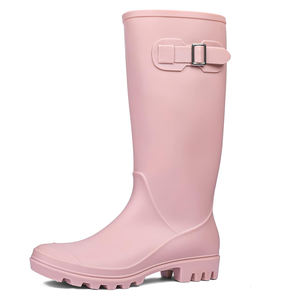 <span class=keywords><strong>Botas</strong></span> de Lluvia Elegantes <span class=keywords><strong>para</strong></span> Mujer, <span class=keywords><strong>Botas</strong></span> Altas de Goma Impermeables, <span class=keywords><strong>Botas</strong></span> de Jardín de Color Sólido, OEM Personalizado - Product Image 3