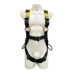 Customized Professional Industrial Safety Protect Stunt Harness Electrician Construction Full Body Fall Protection Safety Belt