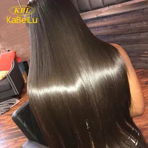 Capelli umani capelli KBL fasci di tessuto, crudo vergine cuticola allineati fasci di capelli, vendita all'ingrosso di capelli vergini alla rinfusa 100 brasiliano