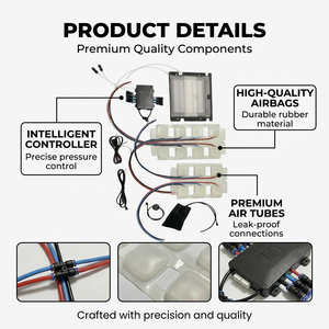 Kit de mise à niveau multifonctionnel pour siège de voiture, support lombaire 4 directions, massage 14 points, accessoires de modification pour la plupart des véhicules - Product Image 3