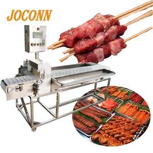 Machine à fabriquer des brochettes de viande commerciales/machine à fabriquer des brochettes de lampe de calmar de bœuf/machine à fabriquer des brochettes de shish <span class=keywords><strong>kebab</strong></span> - Product Image 1