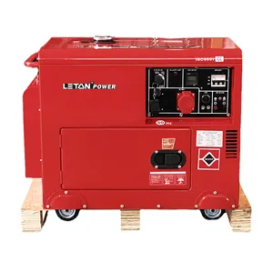 LETON POWER super silent 10kva diesel back up generator set price for home use diesel generator 10kva