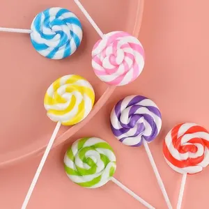 Hete Verkopende 12G Kleurrijke Swirl Zoete Lolly Snoep