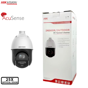 Dôme IP motorisé <span class=keywords><strong>Hikvision</strong></span> DS-2DE4425IWG1-E 4 MP 25X avec technologie DarkFighter, capture de visage, portée IR 100m, double microphone et Acusense - Product Image 1