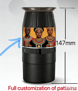 Machine à expresso portable électrique semi-automatique 3-en-1 à capsules, format compact, personnalisation de la tasse disponible, pour voitures et camions - Product Image 2