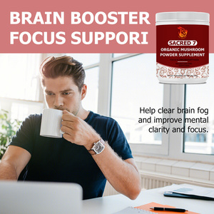 Best Selling Organic Mushroom <b>Powder</b> Supplements with Chaga Fruiting Body Extract Cordyceps Fruiting Body Extract Calm Focus - Product Image 4