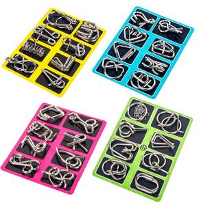 Puzzle <span class=keywords><strong>in</strong></span> Filo Metallico Test IQ, <span class=keywords><strong>Rompicapo</strong></span> Logico, Gioco Educativo per Adulti <span class=keywords><strong>in</strong></span> Ferro - Product Image 2