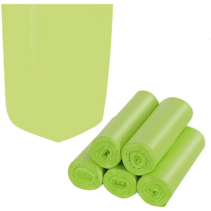 Sacs poubelle biodégradables thermoscellables en PLA, résistants, noirs, épais, pour poubelles, sacs à ordures - Product Image 3