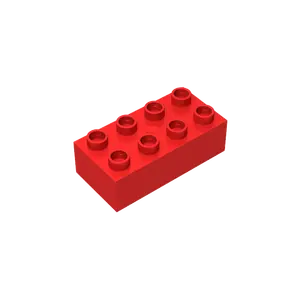 [Gobricks]GDS-D004 Building block 2X4 Bricks with 8 Holes Big Building Blocks Parts (thick)