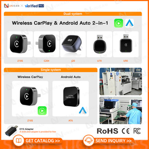 Uniean U70 Nhà Máy 2 in1 Không Dây Carplay <span class=keywords><strong>Adapter</strong></span> Android Tự Động <span class=keywords><strong>USB</strong></span> C Chuyển Đổi Carplay Không Dây Wifi <span class=keywords><strong>Adapter</strong></span> Cắm Cho Xe Iphone - Product Image 6