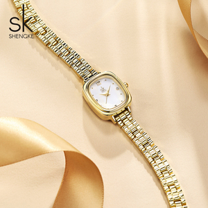 Reloj cuadrado pequeño minimalista para mujer, correa de acero inoxidable, reloj de pulsera analógico de cuarzo resistente al agua, regalo de moda diario - Product Image 4
