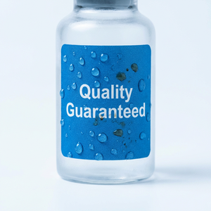 Custom Frosted Blue Glass Vial <b>Labels</b> 10ml Stickers for Liposomal Anti Aging Formula <b>Packaging</b> - Product Image 6