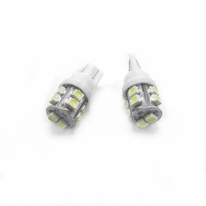 หลอดไฟ LED T10 W5W 10 SMD 3528 แบบมีเลนส์ สำหรับตกแต่งรถยนต์ ไฟป้ายทะเบียน สีแดง ขาว น้ำเงิน 12V ประเภทสินค้า หลอดไฟ - Product Image 4