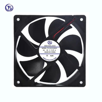 Ventilateurs axiaux industriels à roulement à billes DC 12025 12cm 120x120x25mm 12V 24V 48V pour radiateur