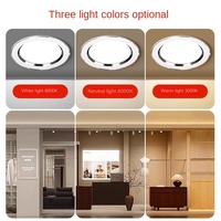 Luz LED de Techo Empotrada de Superficie, Atenuable, 3W 6W 9W, 3CCT, Antideslumbrante Profundo, Gran Venta