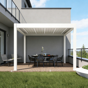 Pérgolas de Aluminio Ajustables 3x4 con Motor y Luces LED <span class=keywords><strong>para</strong></span> Terraza Exterior, Precio de Fábrica - Product Image 2