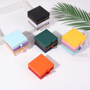 Creative Drawer Jewelry Packaging <strong>Box</strong> Necklace Rings <strong>Earing</strong> Organizer Display Stand Solid Color Paper Gift Boxes - Product Image 3
