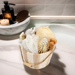 Ensemble de produits de bain pratiques dans les outils de lavage Coffrets cadeaux de bain pour les soins du corps Coffrets cadeaux de bain et de douche