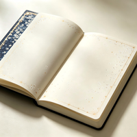 Carnet de notes de luxe personnalisé à couverture rigide A5, journal décoratif, bloc-notes cadeau pour l'écriture