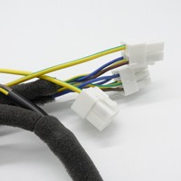 Konektor Terminal Kabel Listrik LED Tembaga Telanjang 3-Pin JST SM, Steker Jantan Betina, IP66, Kabel Komputer Nylon PBT