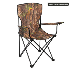 Outdoor <strong>Folding</strong> Steel Tube <strong>Armchair</strong> 16mm Portable Garden Beach Camping Chair Multi-Color for Fishing BBQ Picnic - Product Image 6