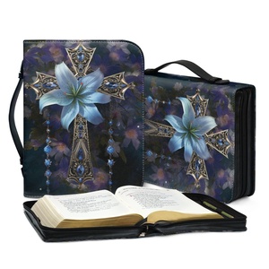 Commercio all'ingrosso della fabbrica di alta qualità nuovo arrivo creativo personalizzato sublimazione in bianco stampabile in pelle sintetica bibbia cover borsa per le donne degli uomini - Product Image 6