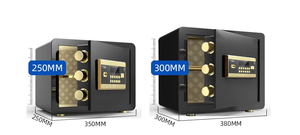 Portable High Quality Big Metal Safe <b>Box</b> Intelligent Password <b>Lock</b> for Office Home Use Duel Hotel Deposit Security Wall Safe <b>Box</b> - Product Image 2